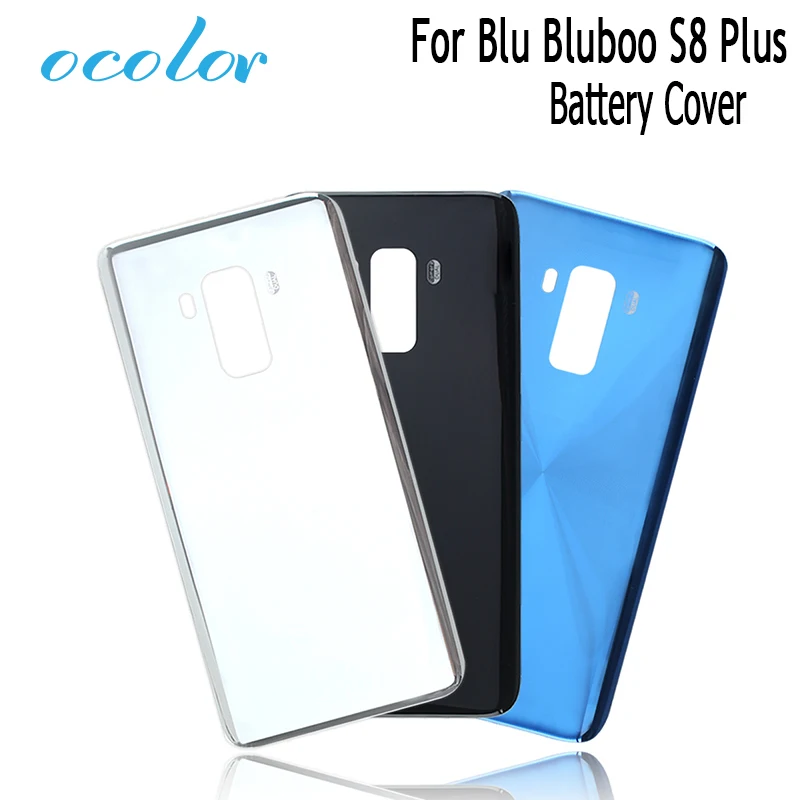 ocolor For Blu Bluboo S8 Plus Battery Cover Colorful Bateria Back Replacement Phone Accessories |