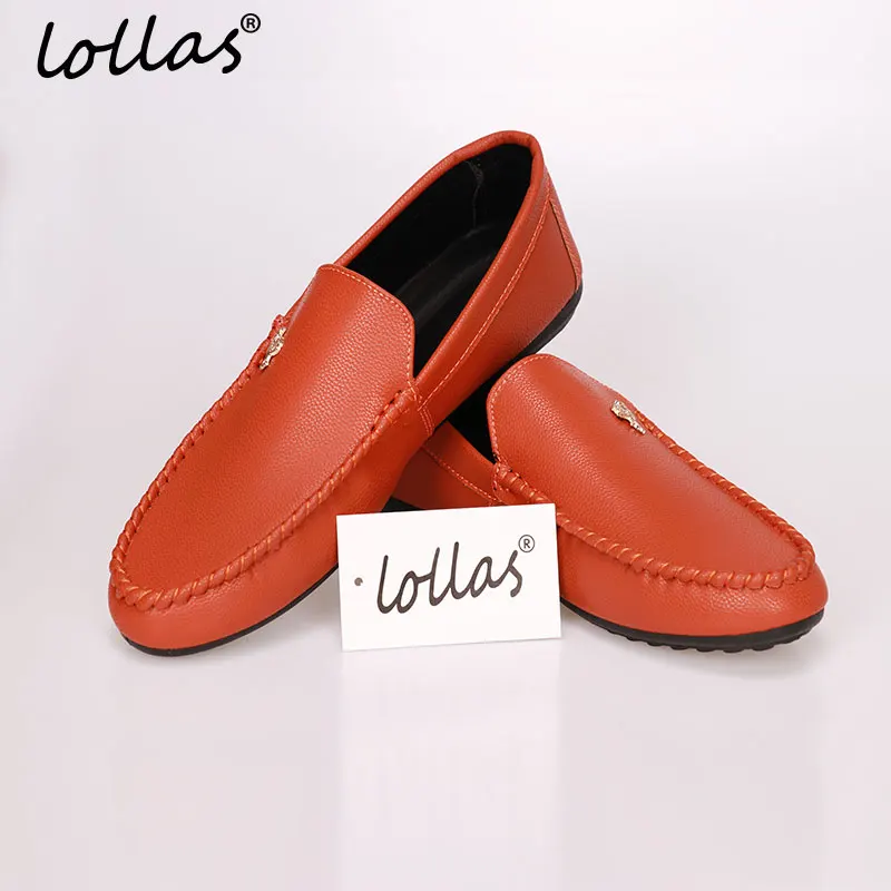 Lollas Для мужчин из искусственной кожи Лоферы Повседневное Мягкие Мокасины Slip On
