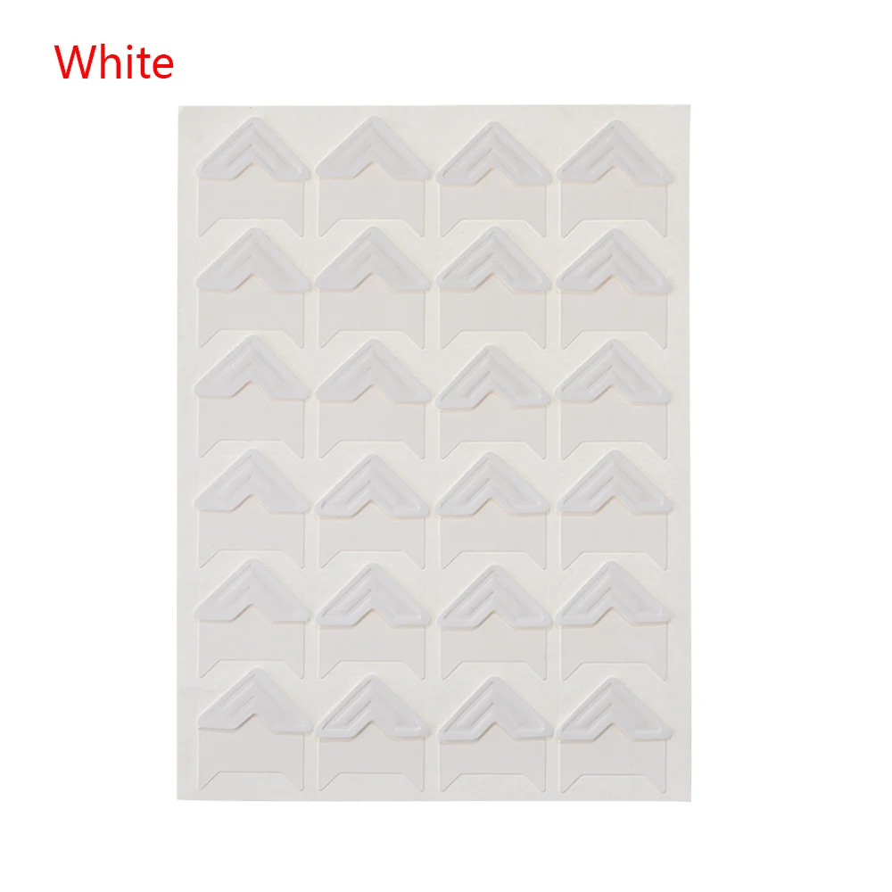 white 72 шт. винтажный фотоальбом, карточка, рамка для картин, угловые протекторы, сделай сам, наклейка ручной работы, украшение для скрапбукинга, инструменты - Цвет: white