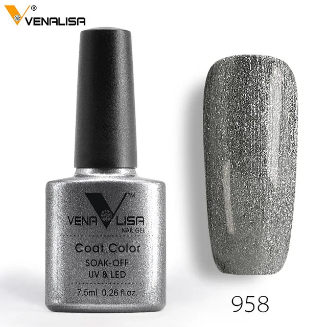 Темно-синий 61508 Venalisa Easy Soak Off Gel Nail UV LED Lamp Gel Polish 60 Colors Semi Permanent Gel Varnishes Gelpolish - Цвет: Темно-синий