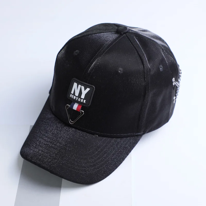 Новинка 2017 Брендовые мужские и женские шапки бейсбольная Кепка Gorras NY черная