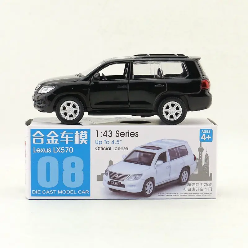 1 шт. 1:43 серии 4,5 ''11,3 см Lexus LX570 автомобиль игрушка/машинка Модель автомобиля коллекции для мальчиков крутая игрушка в подарок