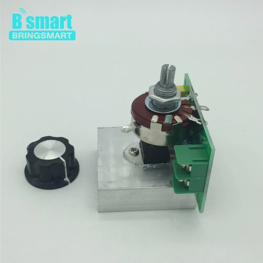 Bringsmart 3800 вт тиристорный регулятор скорости двигателя 220 в переменного тока 0