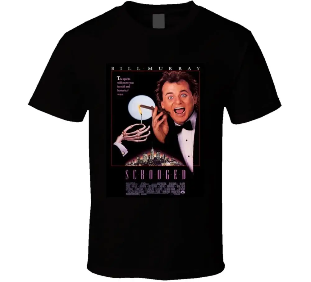 Новинка крутые Топы Для мужчин короткий рукав Футболка Scrooged 90 х Классические