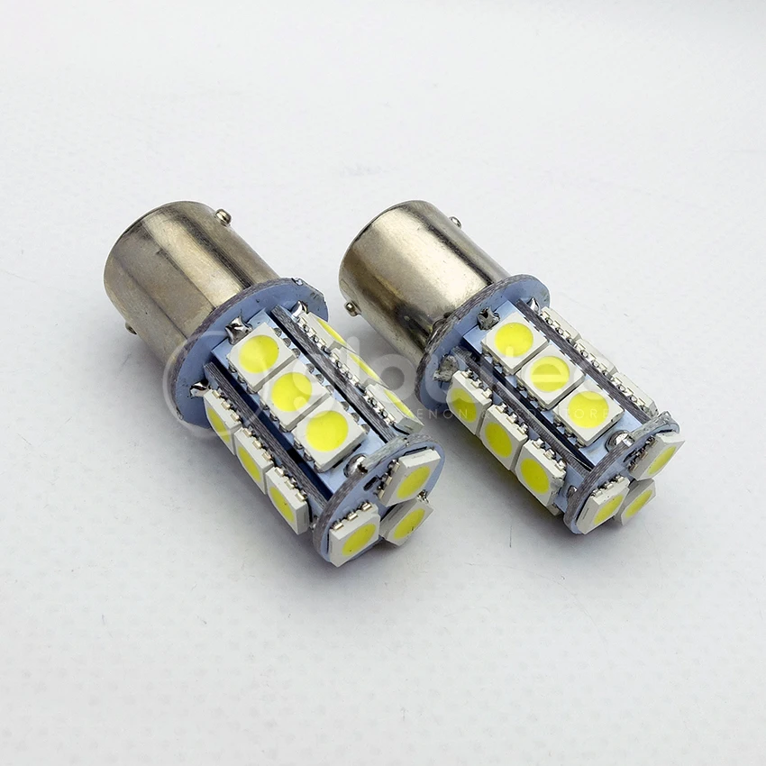 1 шт. BA15s 18smd горячая Распродажа P21W 18 светодиодов 5050 SMD 1156 smd Белая автомобильная
