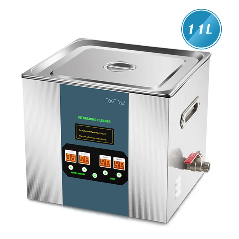 300W 11L нержавеющая сталь цифровой ультразвуковой очиститель для ванной