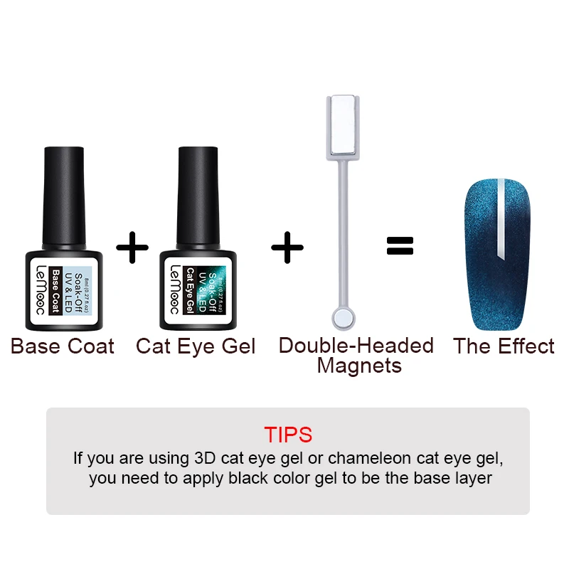 Магнитный хамелеоновый Гель лак для ногтей 5D 8 мл СВЕТОДИОДНЫЙ УФ дизайна