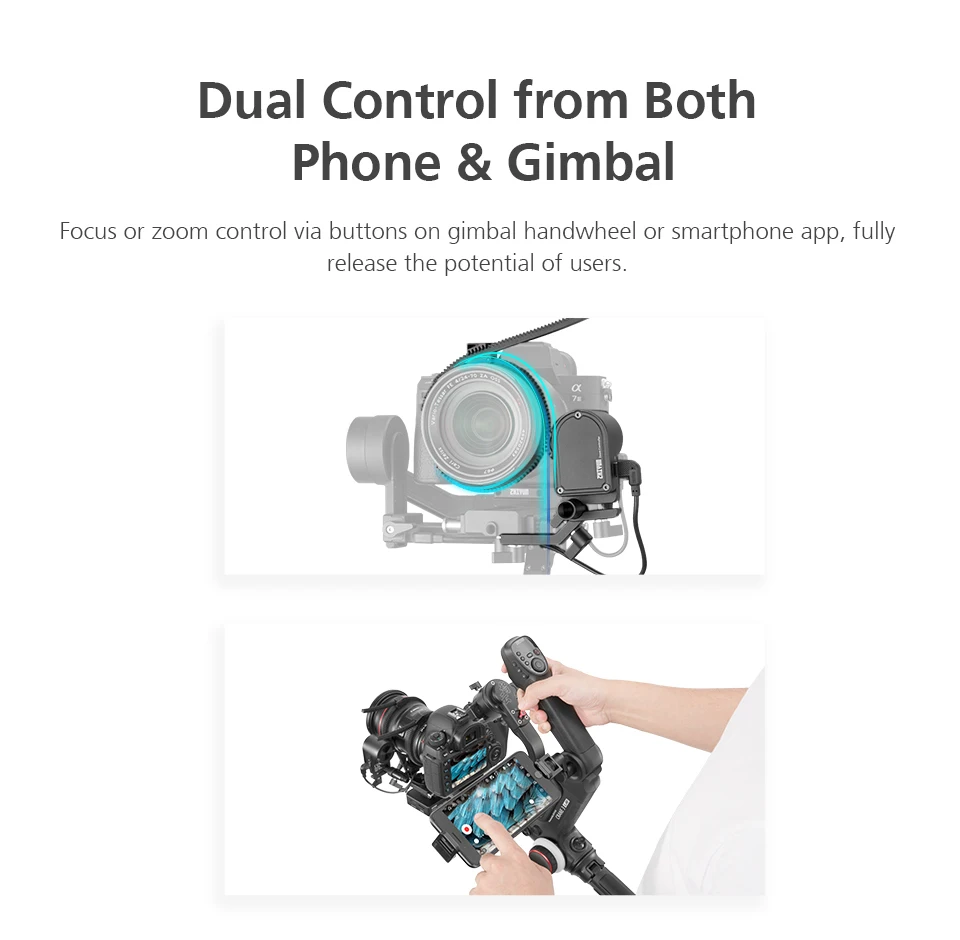 Zhiyun CMF-03(Lite) CMF-04(Max) сервопривод для переноса фокусировки/контроллер масштабирования, применимый с Zhiyun Crane 3 LAB& Weebill