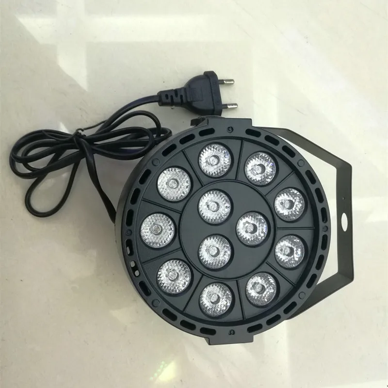 LED Par Light 12 светодиодов 3 в 1 сценическое освещение DMX 512 18 Вт 5*12 Клубная Дискотека