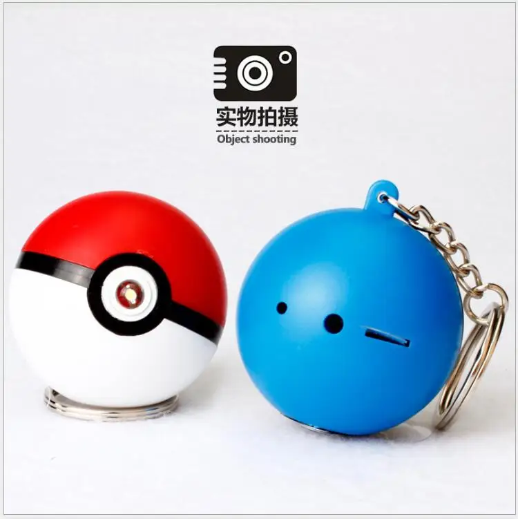 Брелок для ключей Покемон игра Пикачу светодиодный брелок Pokeball Ball сумка брелоки аниме милый брелок для ключей на детей косплей игрушки подарки