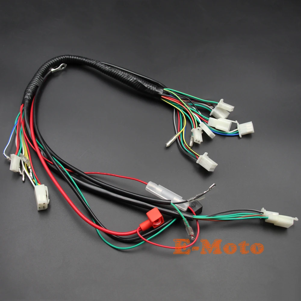 

50cc 70cc 90cc 110cc 125cc CDI Wire Harness STATOR Assembly Wiring Set ATV Electric Quad Pit Bike Go Kart new E-Moto