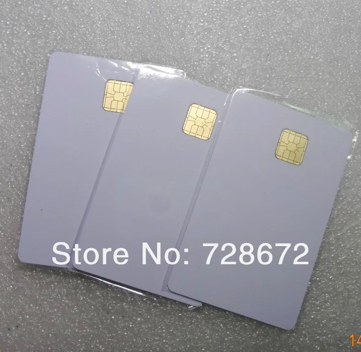 200 X струйная смарт-печать карты SLE 4428 чип контактные заготовки ПВХ IC для Canon Epson