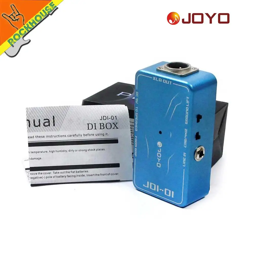 JOYO DI Box Passive Direct Injection Guitar Effects Pedal Unbalanced to Balanced signal output Sound System Free Shipping | Спорт и