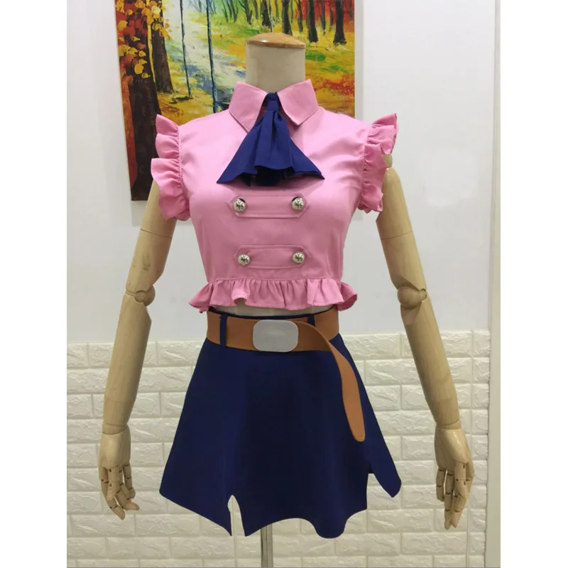 The Seven Deadly Sins Elizabeth Liones Cosplay Costume Japanese Anime Nanatsu No Taizai Uniform Suit Outfit Clothes |