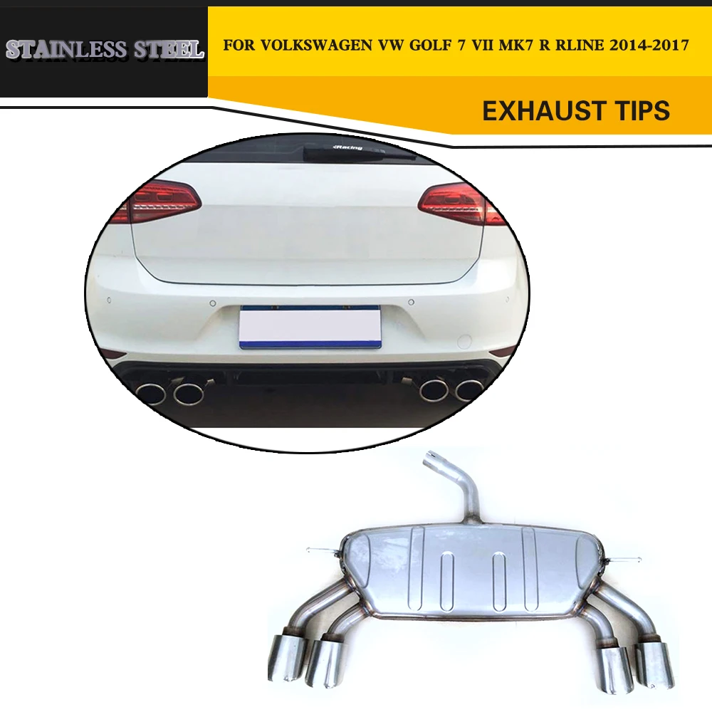 Автомобильный Стайлинг из нержавеющей стали автомобильный глушитель выхлопной