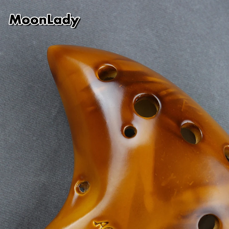 12-Hole Rice-Fired Soldering Grain Ocarina Alto C-Tone Beginner Teaching Sound Quality | Спорт и развлечения