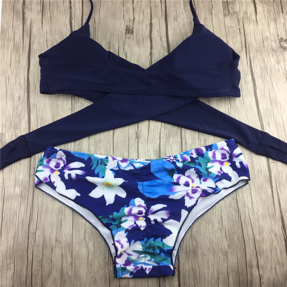 2017 сексуальный комплект бикини с низкой талией Maillot de Bain Femme купальник женский