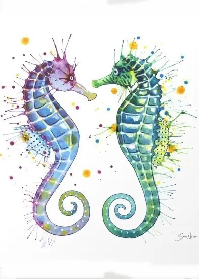 New 5D DIY Diamond Art Animal Phoenix Bird Mouse Seahorse Reindeer Cross Stitch Crystal Full Rhinestone Embroidery RF864 | Дом и сад