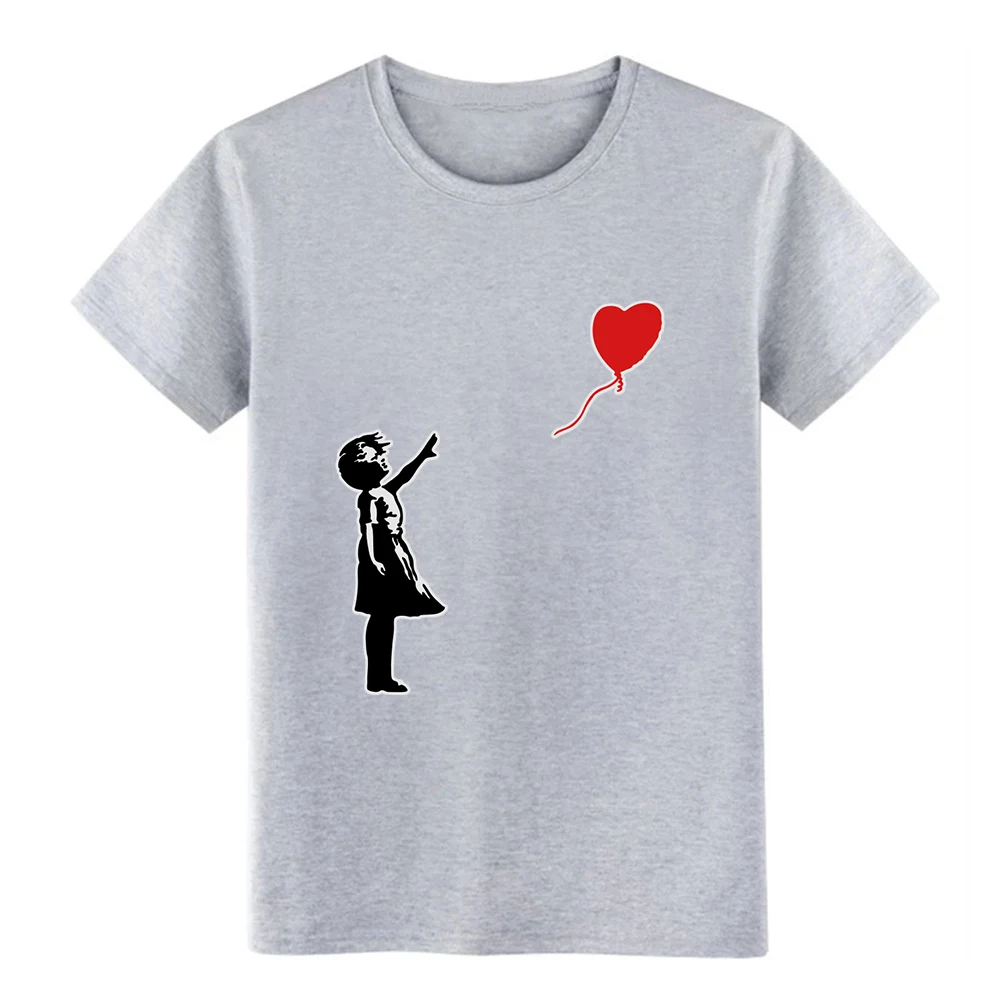 Banksy ba03 футболка с красным воздушным шаром S-XXXL буквами для фитнеса новый стиль
