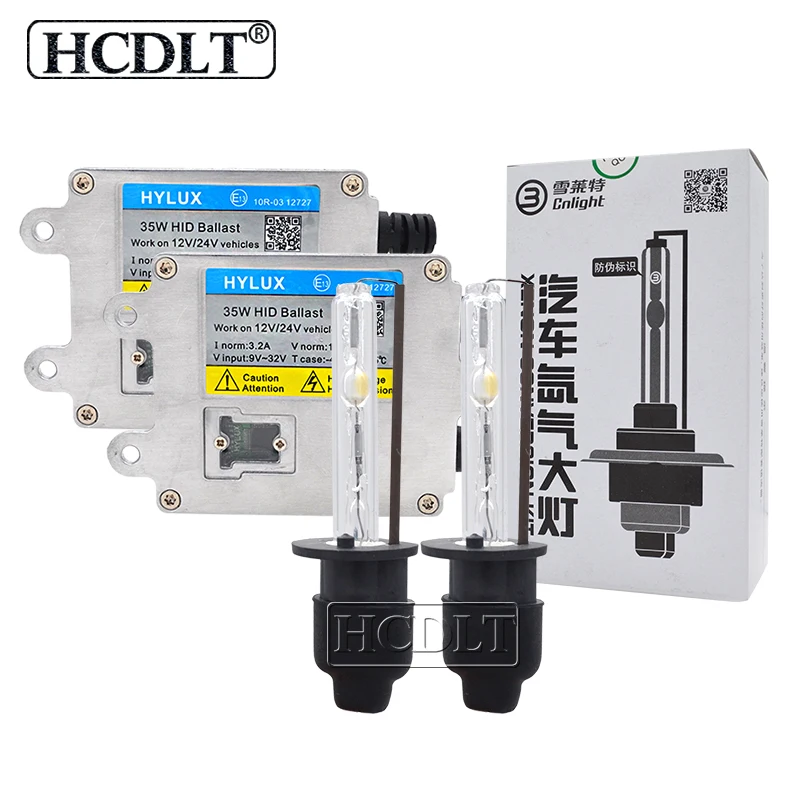 HCDLT AC 35 Вт Быстрый Яркий Cnlight H7 D2H ксеноновый комплект HID H1 H3 H11 HB3 HB4 4300K 5000K 6000K Hylux A2088
