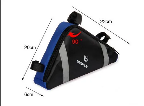 Convenient Cycling Bicycle Mtb Cornucopla Kit Frame Package Saddle Bags 2colors A0137 | Спорт и развлечения