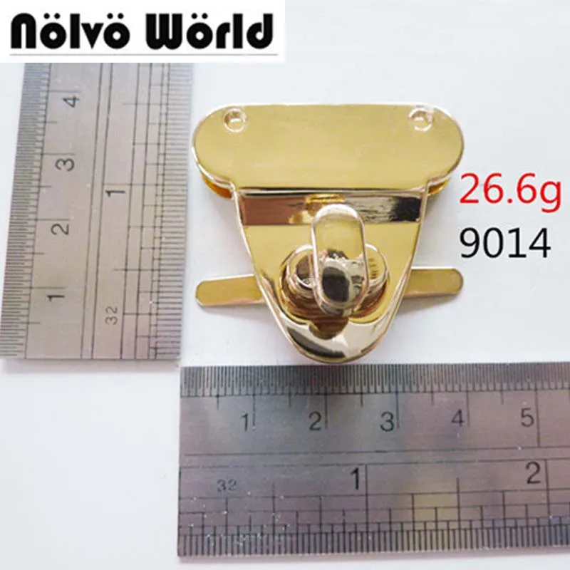 5 шт. кожаные товары кошелек с замком на язычке новейшая витая защелка для сумки