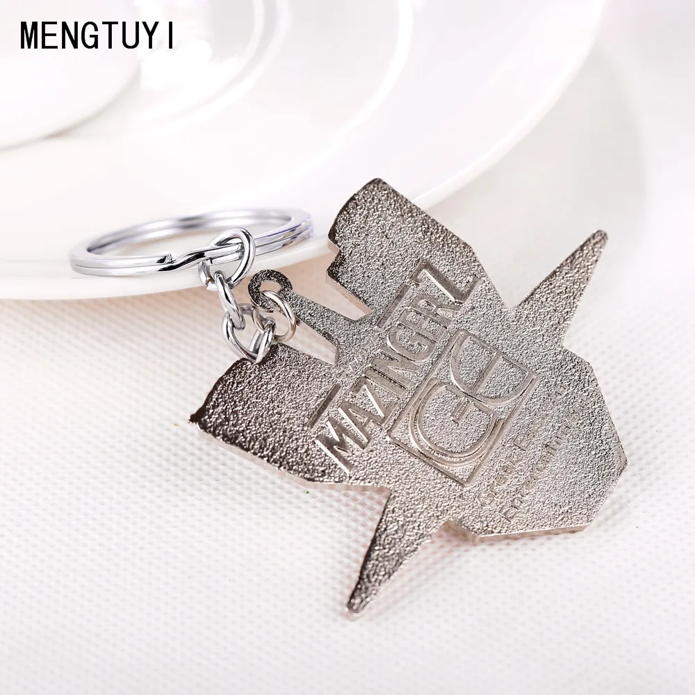 Anime Mazinger Z Helmet Metal Keychains Signal Side Key Chain Ring Holder For Fans Men Porte Clef Chaveiro Jewelry Figure | Украшения и