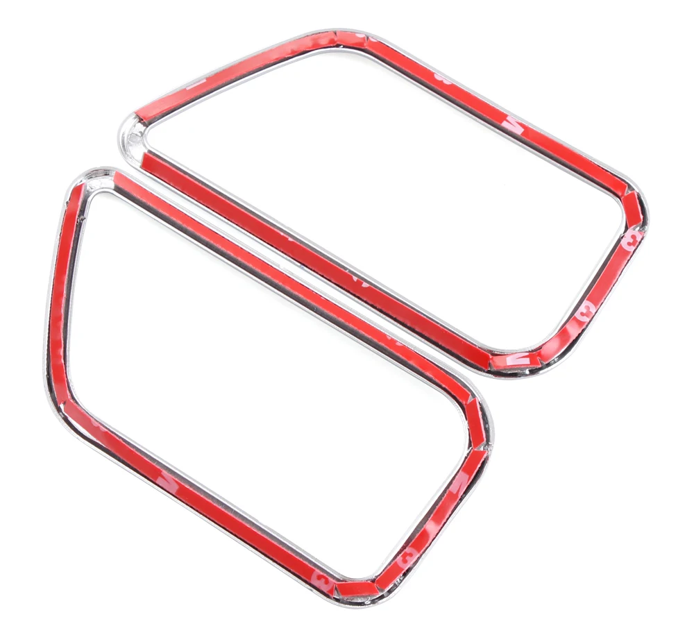 6 шт./компл. Стайлинг автомобиля хромированный ABS чехол на вентиляционное