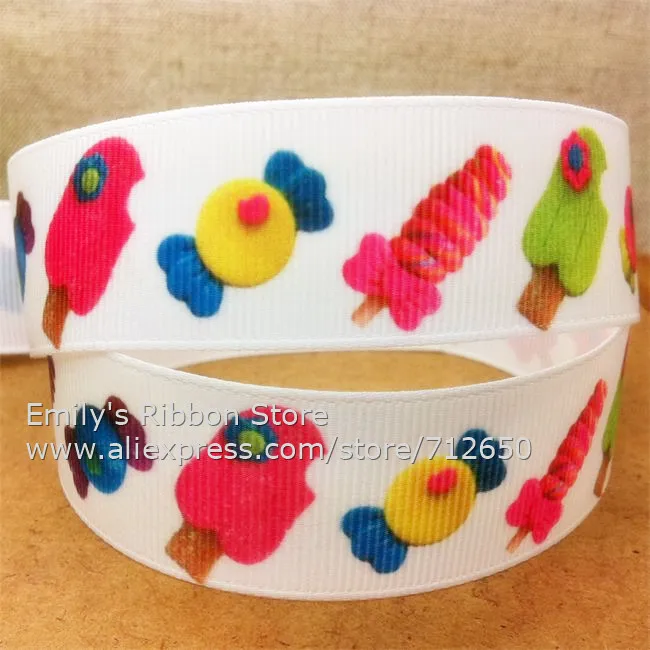 1 ''с фокусным расстоянием 25 мм ширина кексы печатных grosgrain ленты мультфильм