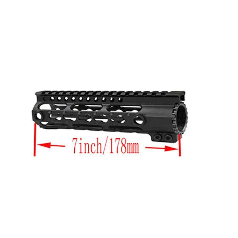 7inch Тактический 7 ''9'' 10,2 ''12. 2'' 15,25 ''Handguard Keymod рельсовая система для страйкбола AEG для охоты стрельбы - Цвет: 7inch