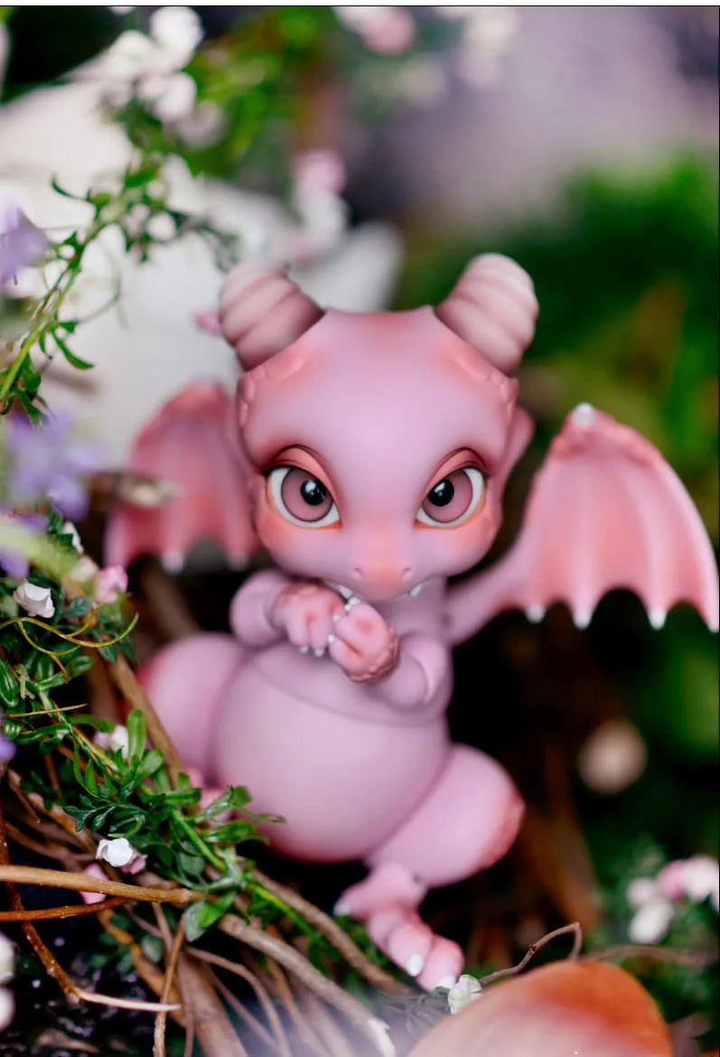 1/8 весы BJD Обнаженная кукла около 15 см. BJD/SD милый дракон recast. не включает одежду