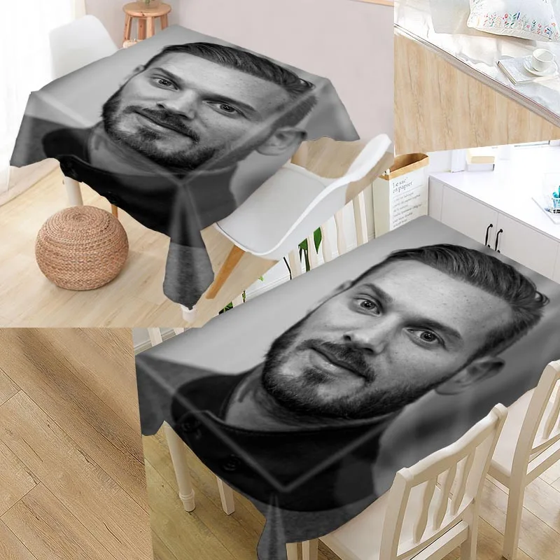 Матовая Pokora изготовленная на заказ скатерть из ткани Оксфорд с принтом