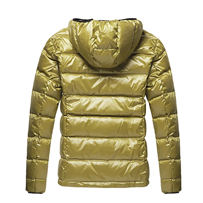 Мужской пуховик с капюшоном Markless белый Повседневный 2018 | Мужская одежда