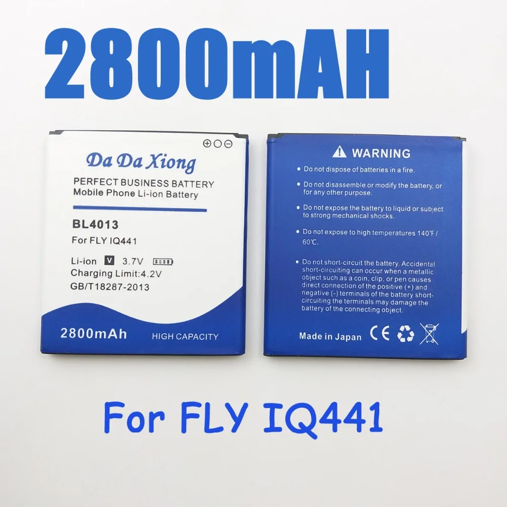 Аккумулятор BL4013 BL 2800 на 4013 мАч для FLY IQ441 IQ 441 высокое качество мобильный телефон