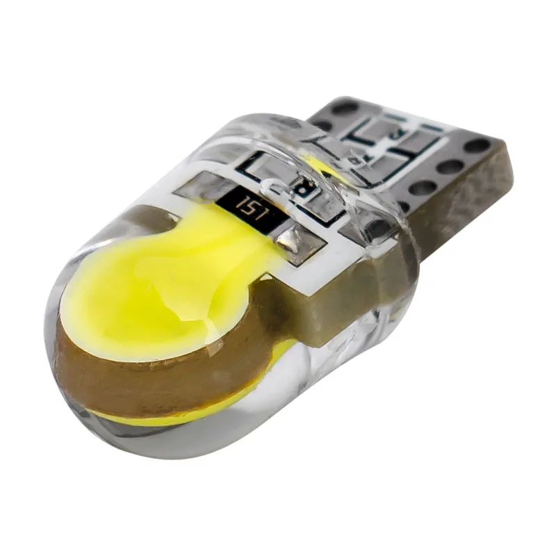 20 шт. силиконовые светодиодные лампы T10 W5W WY5W|interior light|led instrumentled light car cob |