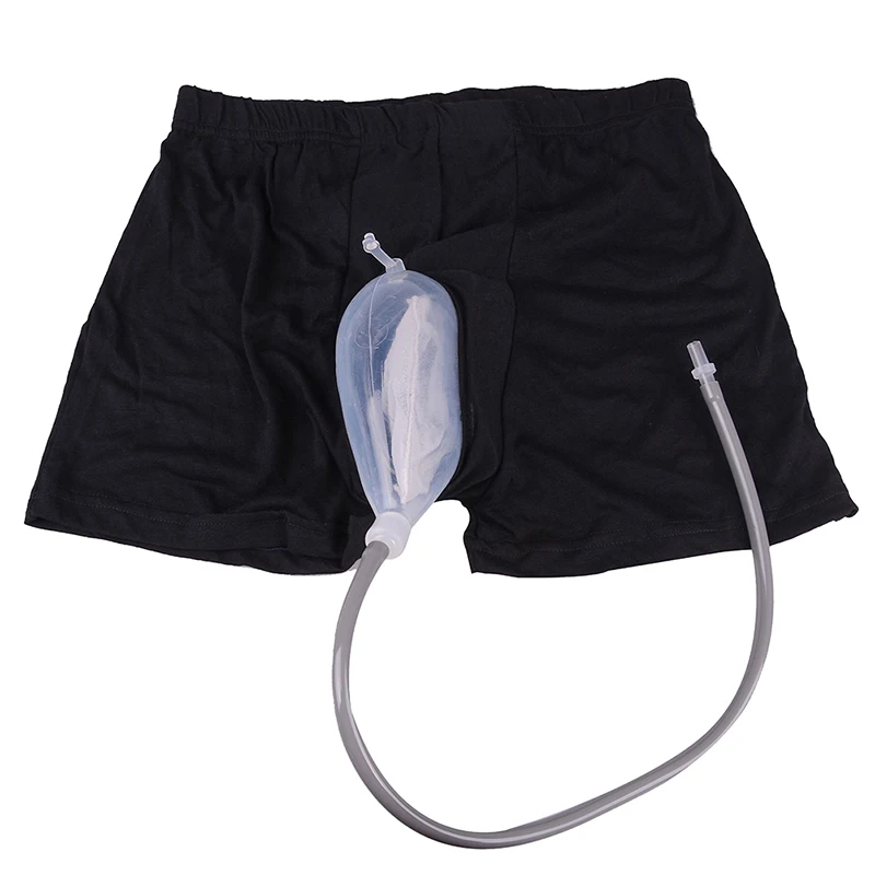 

Urine Bag Reusable Male Urinal Bag Silicone Urine Funnel Pee Holder Collector with Catheter For Old Men Feminine Hygiene