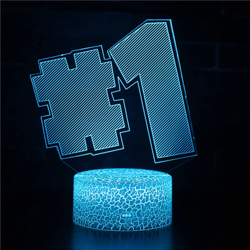 MY-9 Magiclux, новинка, светильник ing, 3D, иллюзия, Battle Royale, светодиодный светильник, крепостный, Ночной светильник, украшение детской комнаты, креативные рождественские подарки - Цвет: MY-9