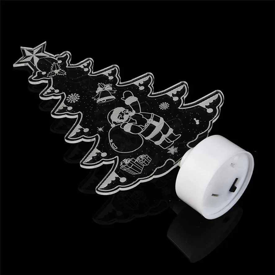 Новое Рождественское украшение со снеговиком 2 шт. многоцветный светодиодный