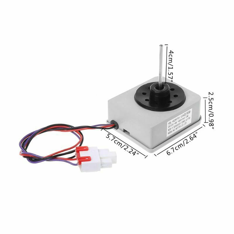 Новый DC12V 4 Вт 1450R/мин KBL 48ZWT05 1204 вентилятор для холодильника TCL Homa