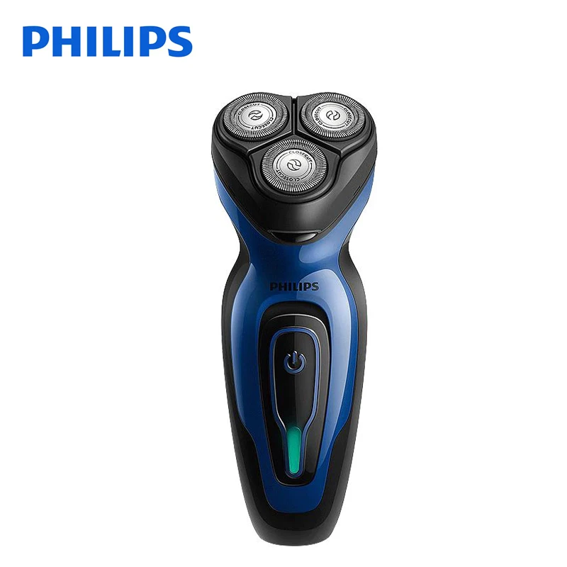 Электробритва Philips YQ6008 вращающаяся перезаряжаемая электрическая бритва 100-240 В с тройным лезвием, вращающимся лицом, бородой для мужчин