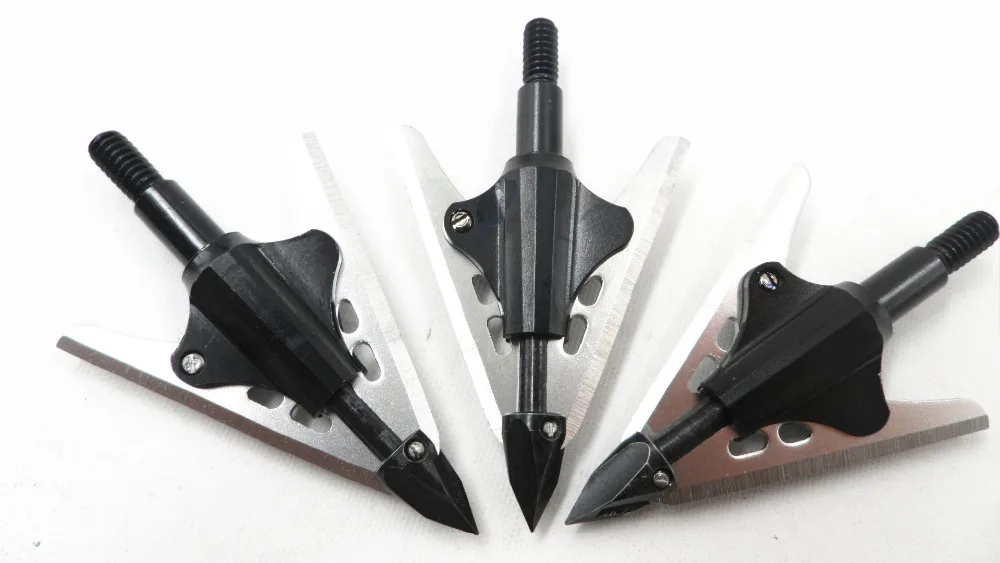 Охотничьи наконечники для стрел 12 шт. из нержавеющей стали стрельбы лука|compound