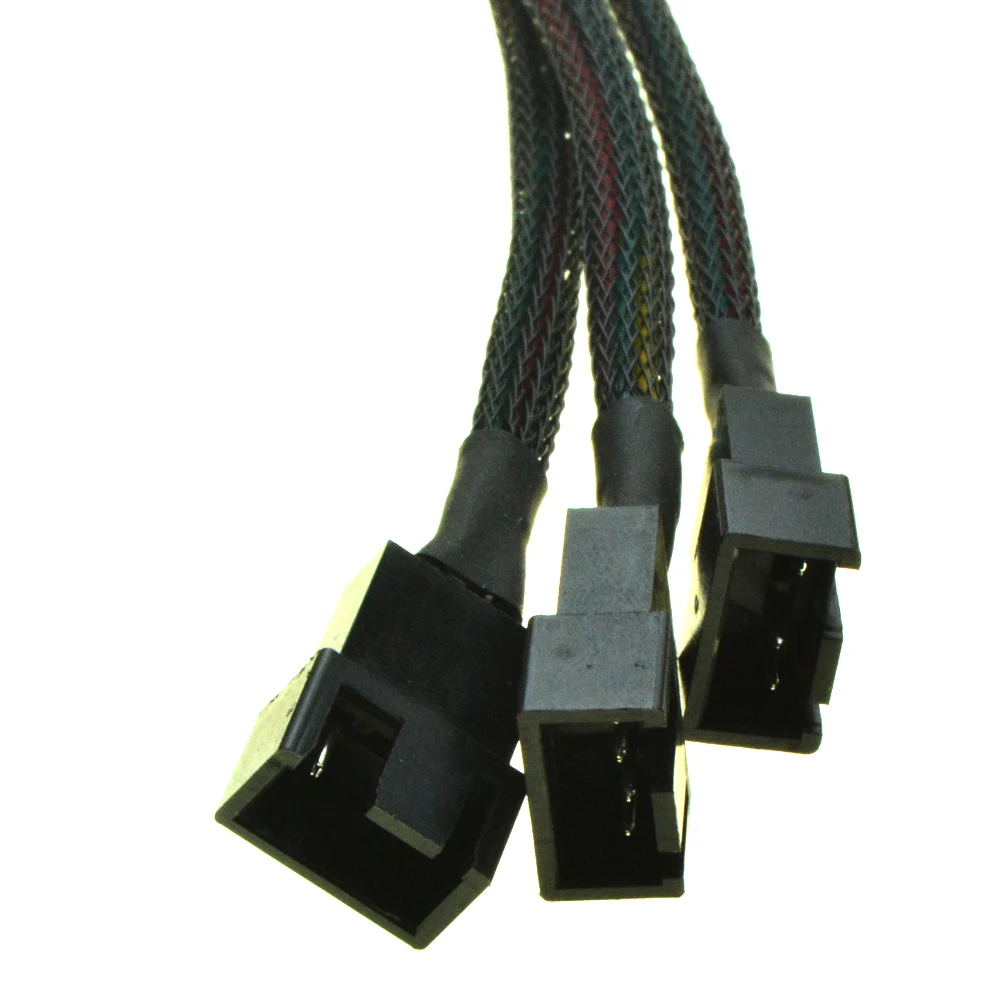 Удлинительный кабель питания PWM 12 В 4pin 1 3 канала сплиттер кулер порт