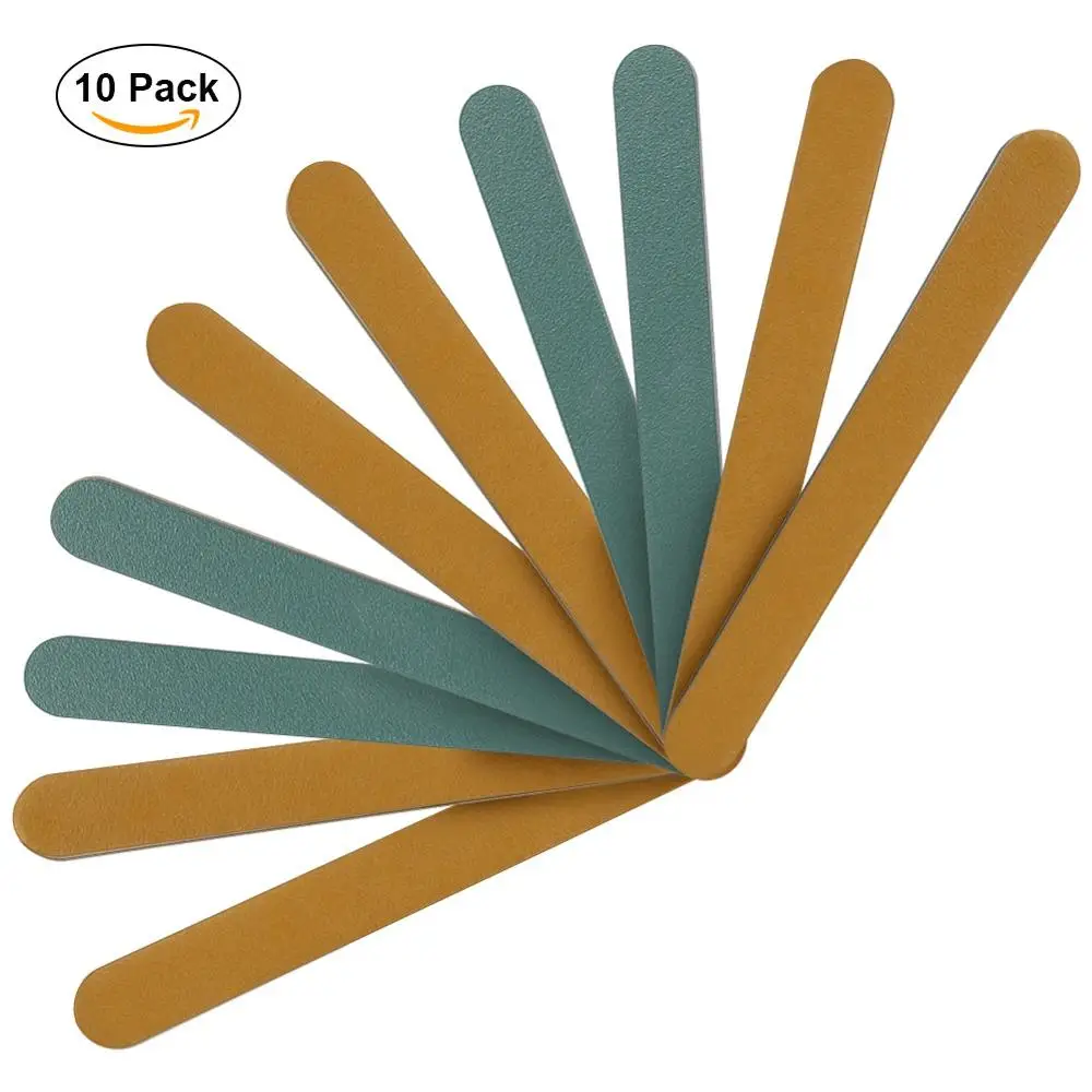 10 Pcs 10 шт./лот ANLAN профессиональная пилка для ногтей 100/180 шлифовальный блок для ногтей шлифовальная полировка Педикюр Маникюр для красоты ногтей инструменты - Цвет: 10 Pcs