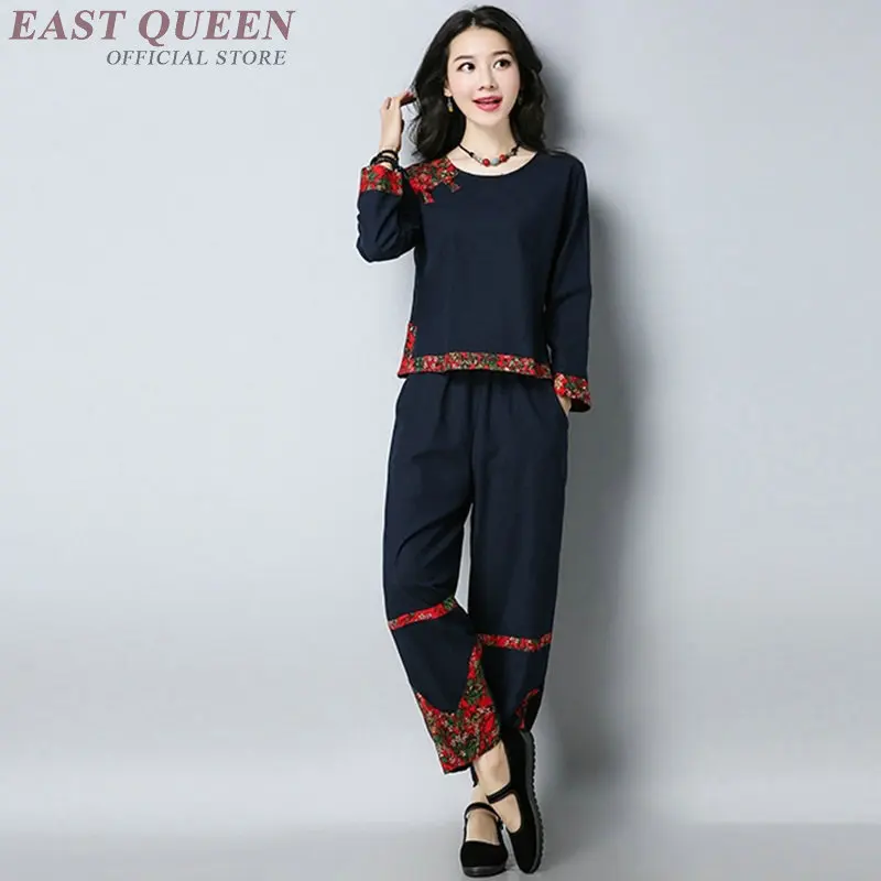 Женские комплекты из двух предметов 2018 традиционная китайская одежда для женщин