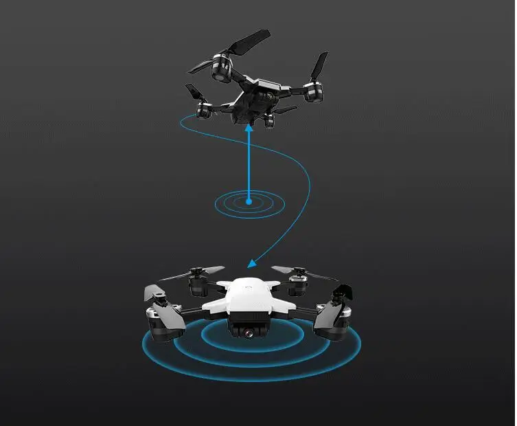 1 шт. JD-20 JD20 wifi FPV Дрон с HD широкоугольной камерой Режим высокой фиксации складной рычаг RC Квадрокоптер RTF селфи Дрон