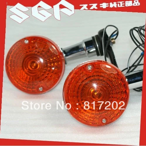 

FREE SHIPPING GN250 GN 250 Turn Signals / Indicator Lights Winker Blinker FRONT & REAR 4pcs / set