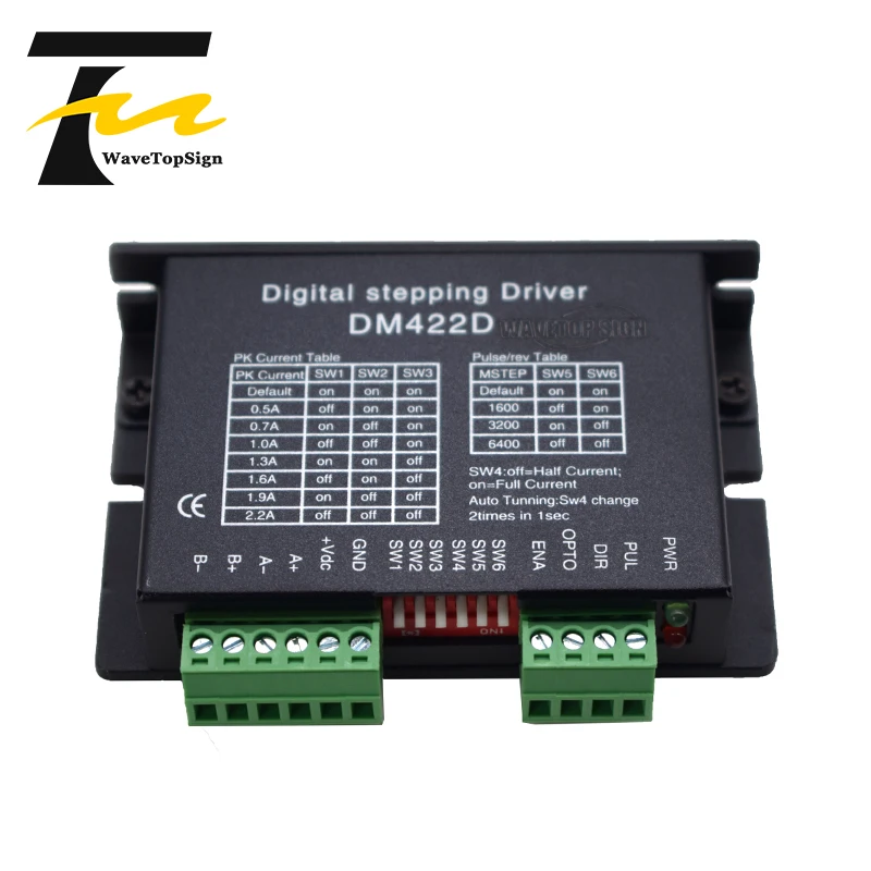 Wavetopsign 2Phase Stepper Motor Driver DM422D Input Voltage DC 20-40V Current 0.5-2.2A Match with the 42 | Обустройство дома