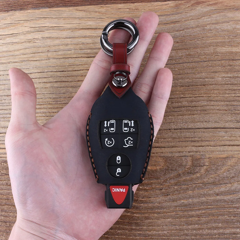 Чехол для ключей KEYYOU 7(6 + 1) корпус на кнопке брелок Dodge Grand Caravan Chrysler city & кантри