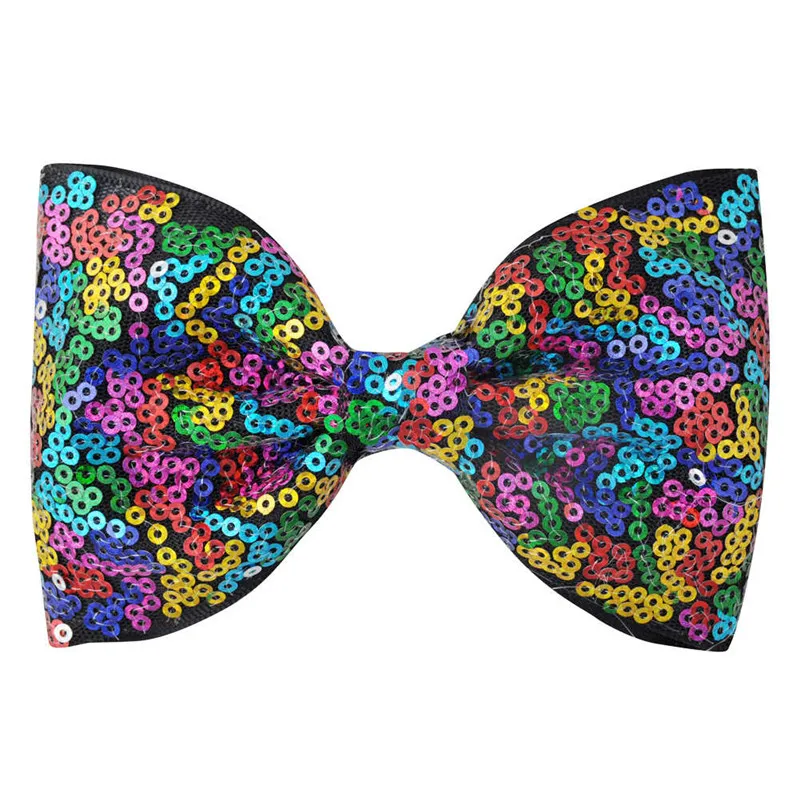Colorful Милые 4,7 дюймовые заколки для волос для девочек, блестящие заколки для волос в форме русалки с блестками, эксклюзивные женские заколки для волос, шпильки для детских волос, аксессуары - Цвет: Colorful