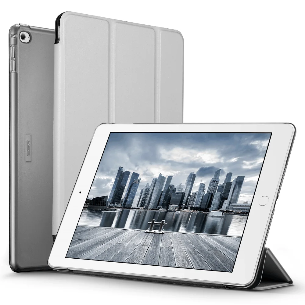 Чехол для iPad Air 2, ESR ура Цвет PU+ прозрачный PC задняя Ultra Slim Light Вес устойчивое к царапинам корпус для iPad Air 2 6 Gen
